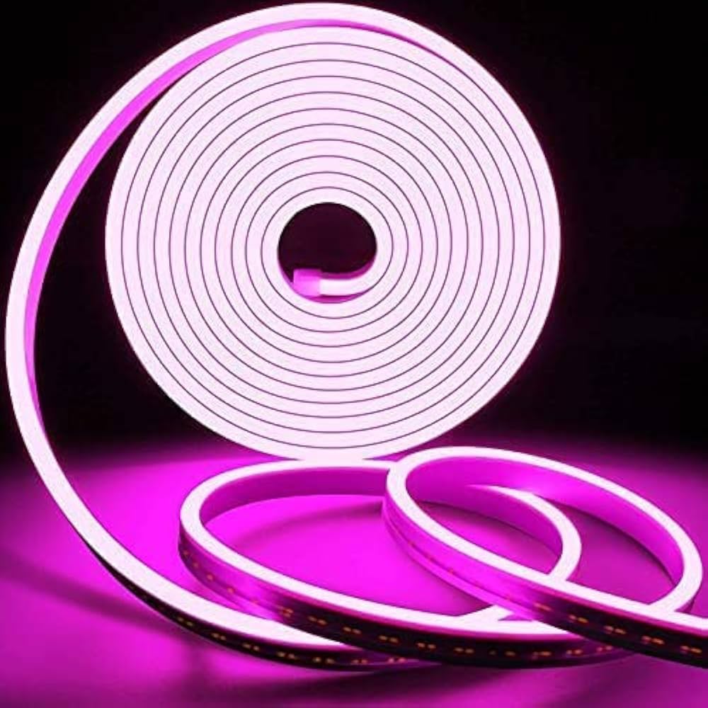 Neon light strip 5m waterproof 12v - with free Adapter