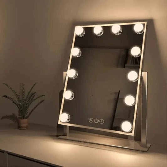 Dimmable LED Vanity Mirror Lights - 10 Bulb USB 5V Makeup Mirror Lighting for Bathroom and Dressing Table